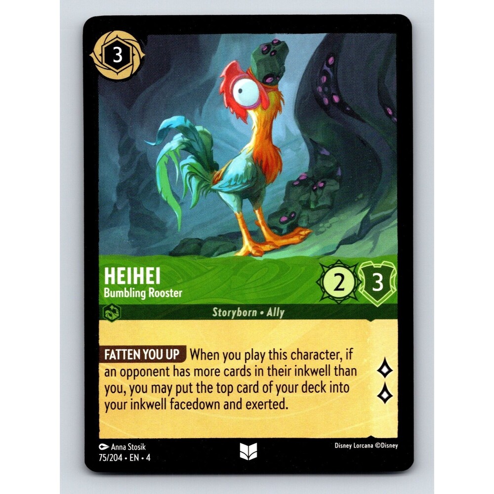 Basic Heihei HP Unknown Fatten You Up Ability Chicken Disney Lorcana